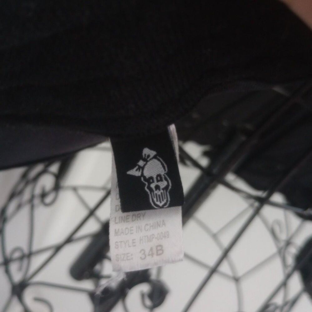 Y2k Morbid Threads Lace-Up Gothic Corset - image 4